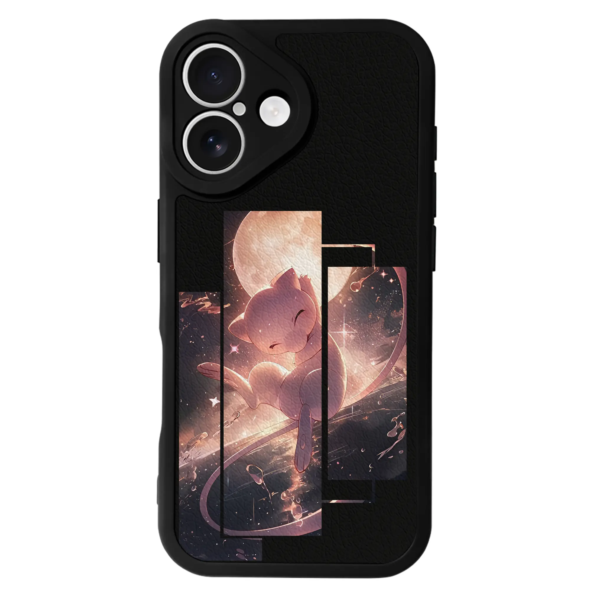 ポケモン グッズ,ミュウ - IPhone 16シリーズ対応 ・ シリコンスマホケース ・ レザー調 ・ 高精度フィット ・ 耐衝撃 ・ ワイヤレス充電対応 ・ 精密カット